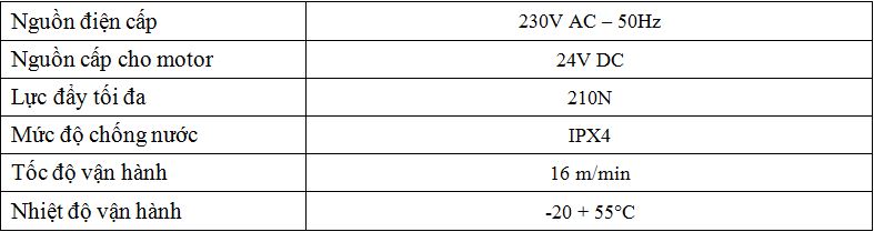 Motor cổng trượt DEA LIVI6 600kg